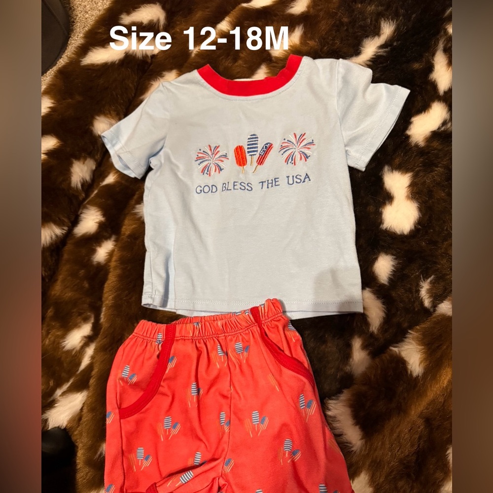 Patriotic Kids Set - Blue and Red